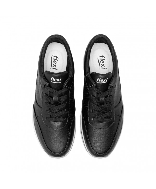 Sneaker Flexi Para Mujer Estilo 101011 Negro 