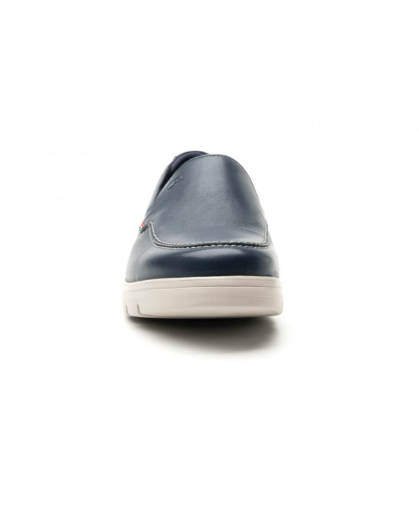 Loafer Con Plataforma Flexi Para Mujer Con Suela Extra Ligera Estilo 104806 Azul 