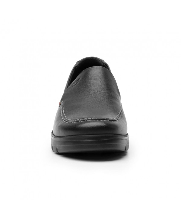Loafer Con Plataforma Flexi Para Mujer Con Suela Extra Ligera Estilo 104806 Negro 