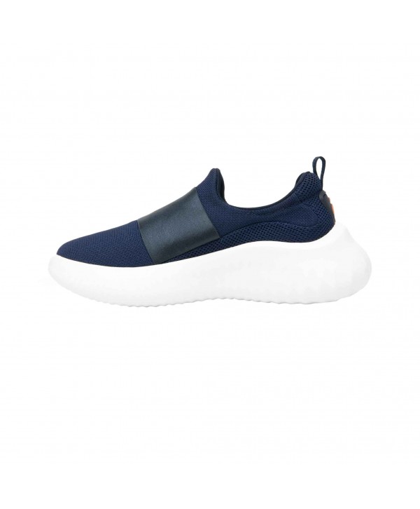 Sneaker Slip On Flexi Para Mujer Con Suela Extra Ligera Estilo 124802 Azul 