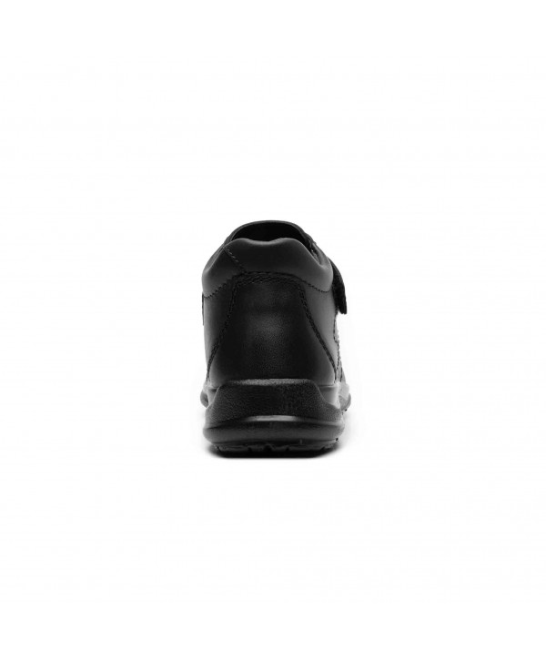 Zapato Casual Escolar Con Velcro - 402114 Negro