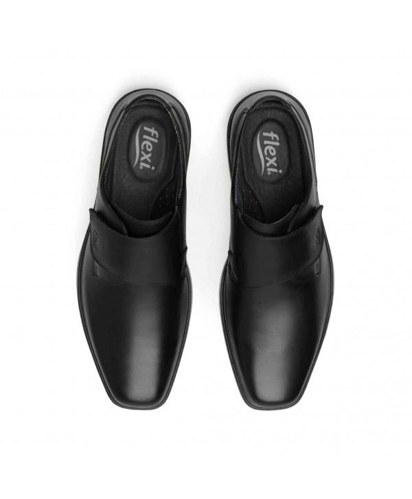 Calzado con Velcro Flexi Para Hombre Con Walking Soft Estilo 406408 Negro 