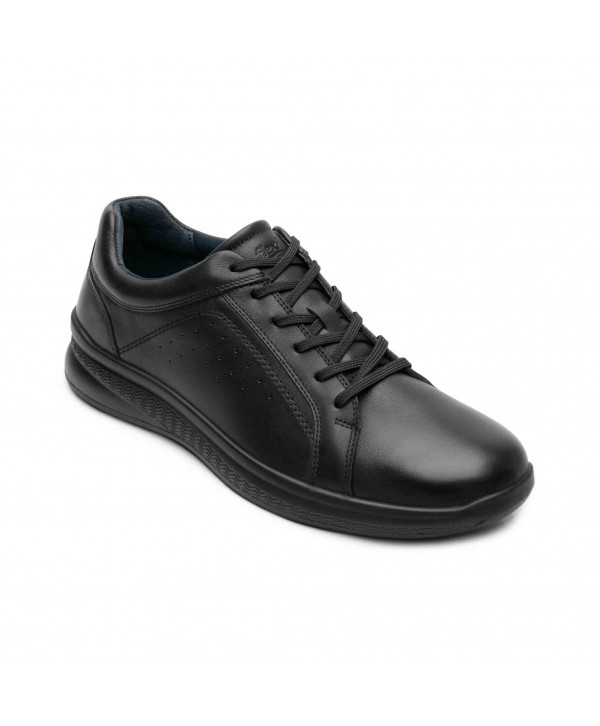 Sneaker Flexi Para Hombre Con Suela Extra Ligera Estilo 408208 Negro 