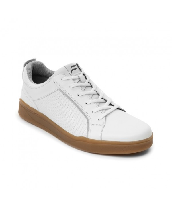 Sneaker Urbano Piel Flexi Para Hombre Con Hyperform Estilo 408901 Blanco 