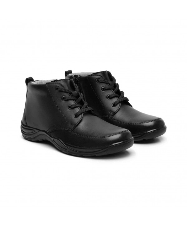 Zapato Escolar Flexi Para Niño Con Recovery Form Estilo 59920 Negro 