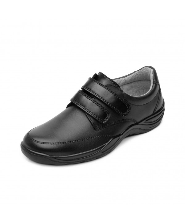 Zapato Escolar Flexi Con Doble Velcro Para Niño Con Recovery Form Estilo 59921 Negro 