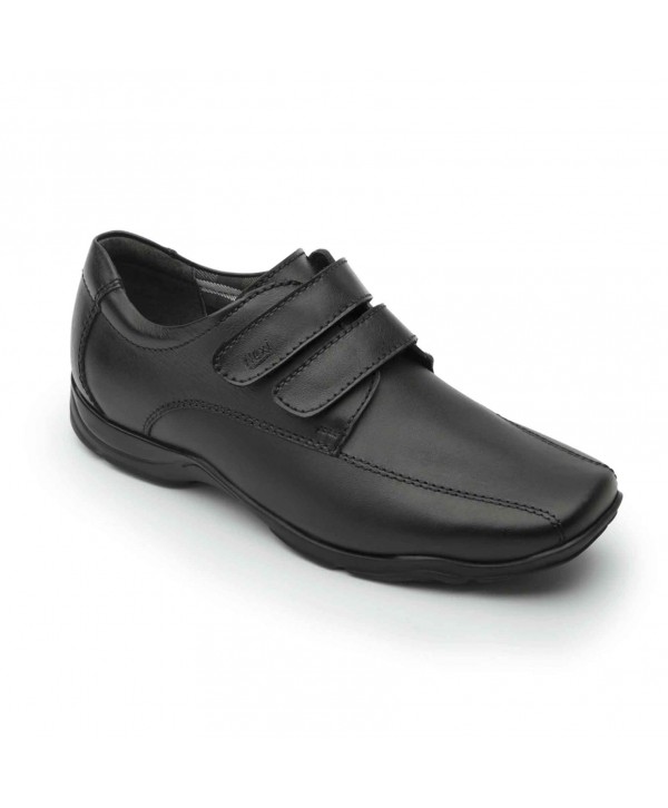 Zapato Casual Escolar Flexi Con Doble Velcro Para Niño - Estilo 93512 Negro 